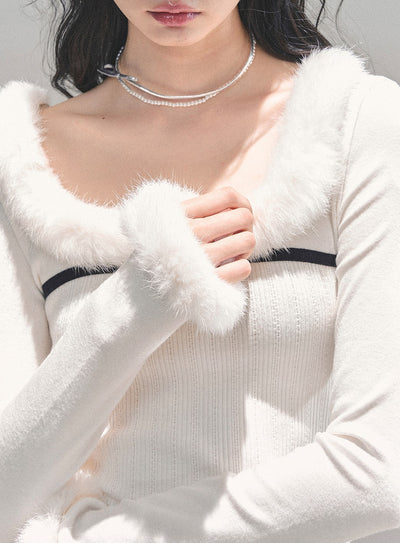 Moonlight Plush Slim Sweater DIA0703