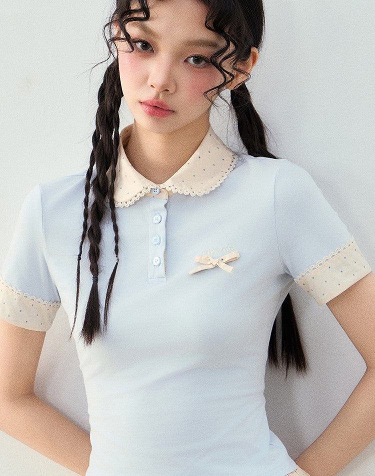 Fake Two-piece Splicing T-shirt NTO0227