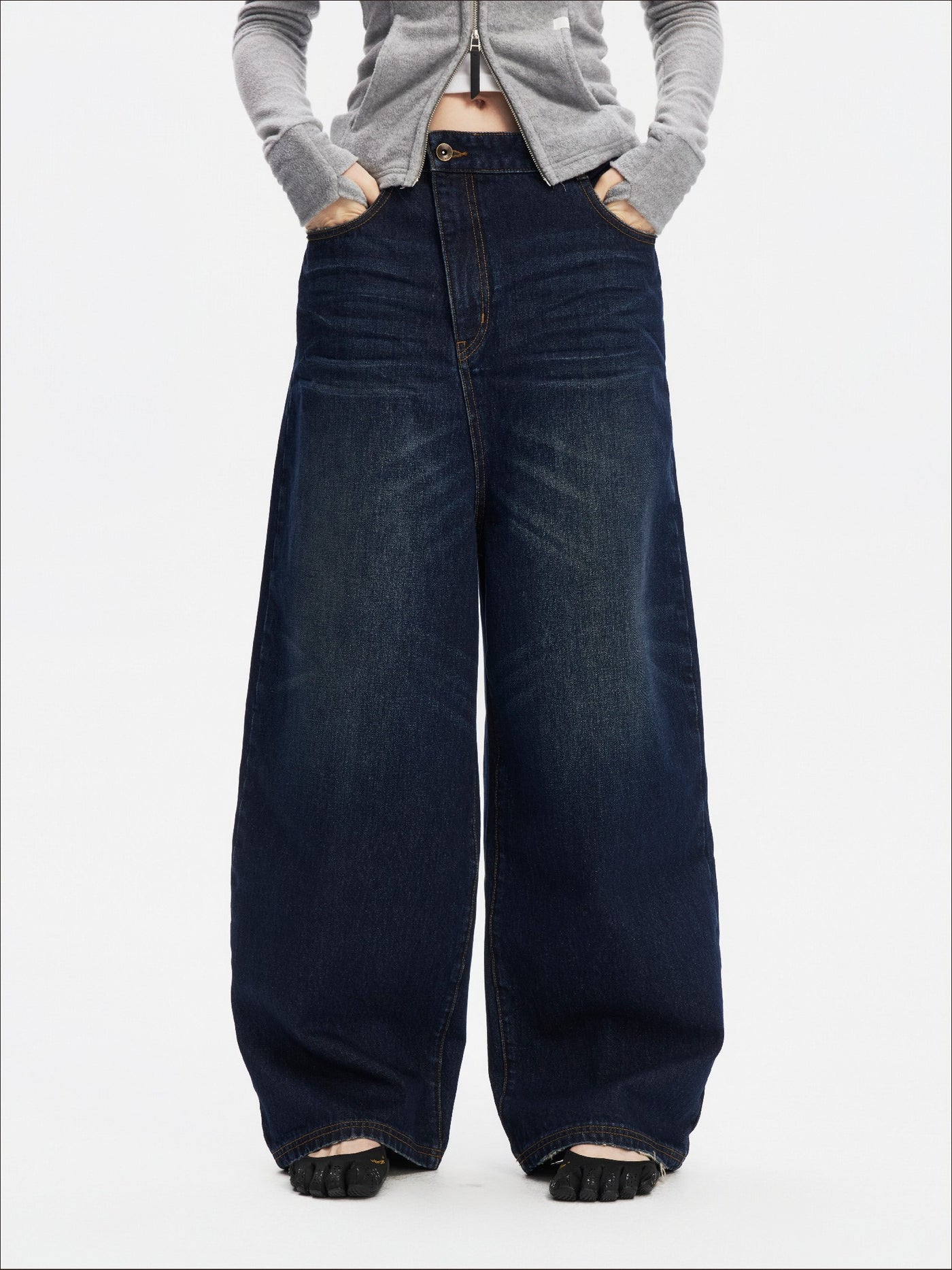 Washed Classic Loose Wide Leg Jeans SAL0206