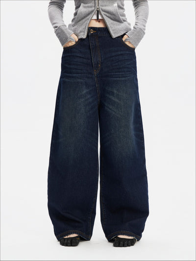 Washed Classic Loose Wide Leg Jeans SAL0206