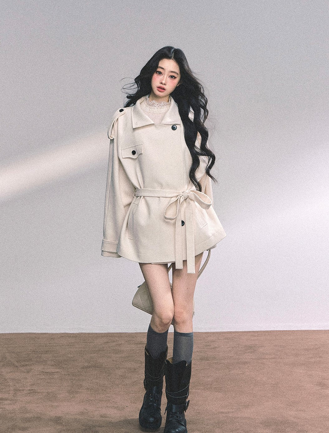 British Style Woolen Coat DIA0635