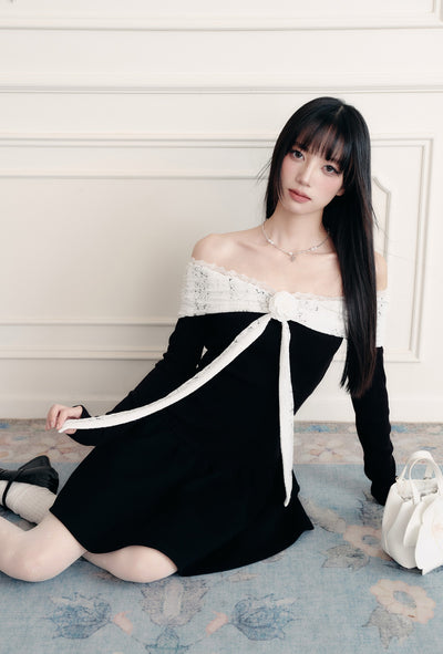 Lace One Shoulder Princess Dress FRA0413