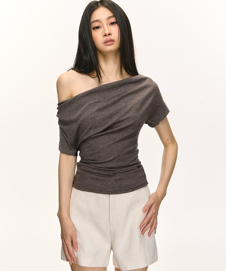 Swing Collar Short-sleeved T-shirt ANA0046