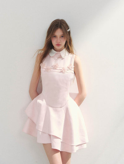 Sleeveless Flower Princess Tutu Dress SUN0143