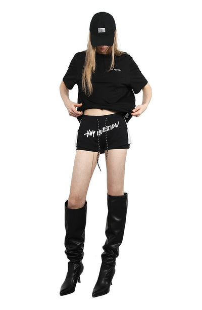 Graffiti Print Sports Casual Shorts ANY0089