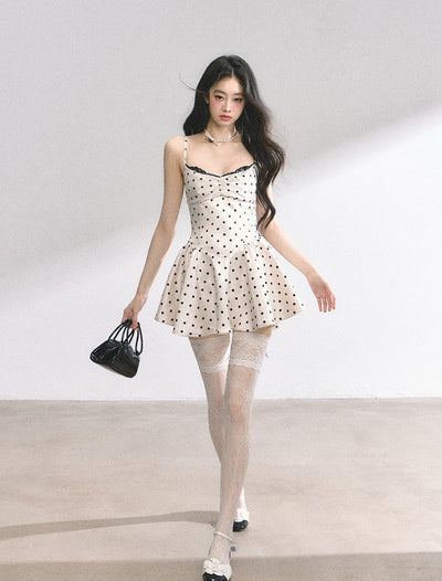 Lace Polka Dot Tutu Dress DIA0446