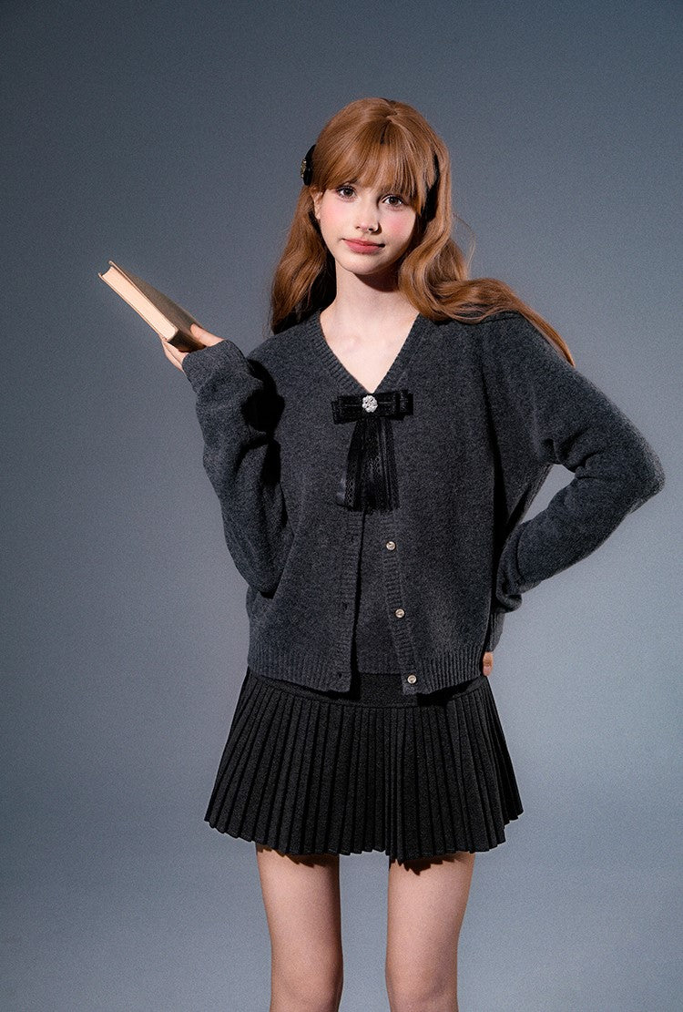 Lazy Style Knitted Cardigan/Camisole TIP0022