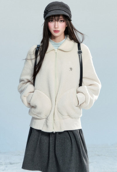 Retro Style Peter Pan Collar Jacket FRA0490