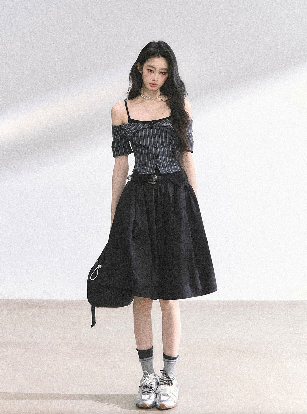 Fake Two-piece Striped Shirt DIA0531