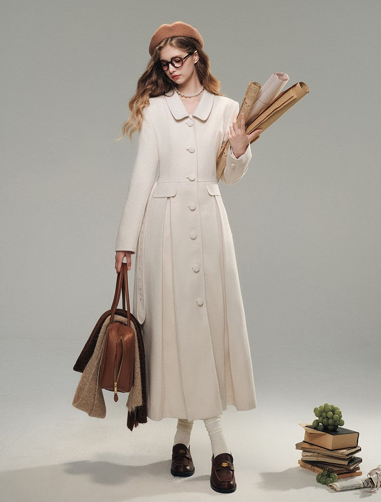 Cloud-like Soft High-end Woolen Long Coat GRO0070