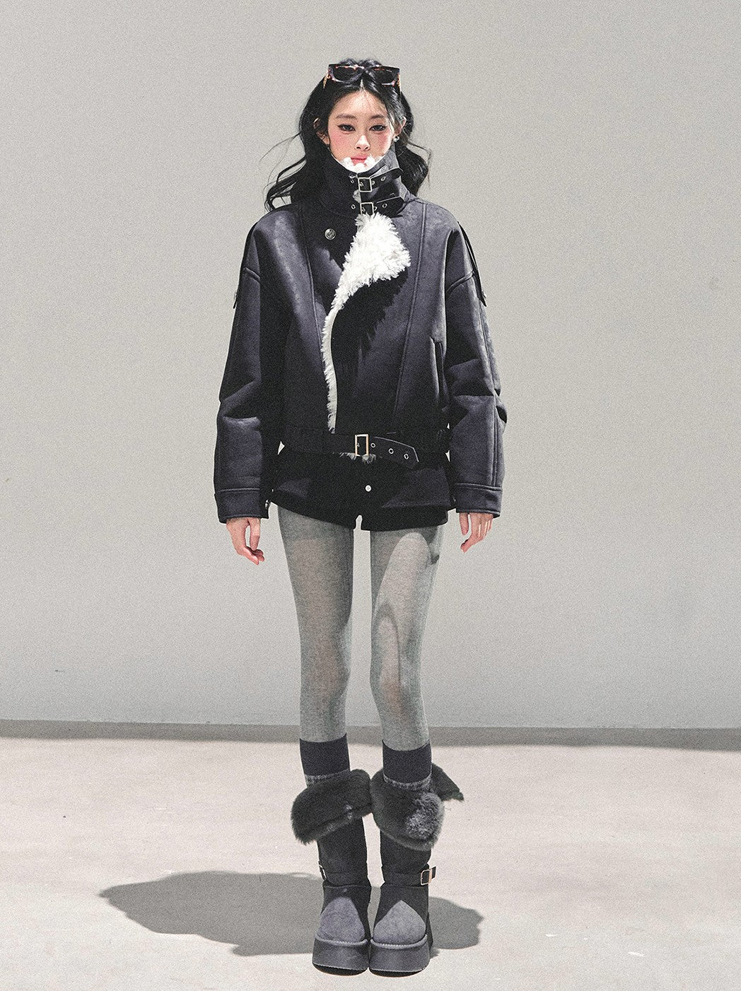 American-style Fur Cotton Jacket DIA0698