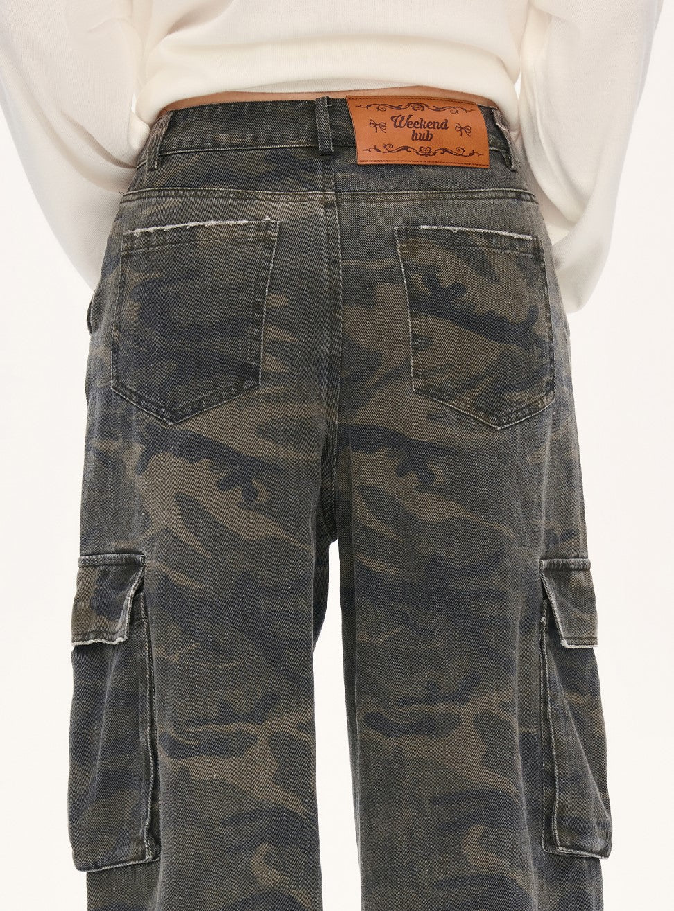 Retro Star Camouflage Cargo Pants WEE0073