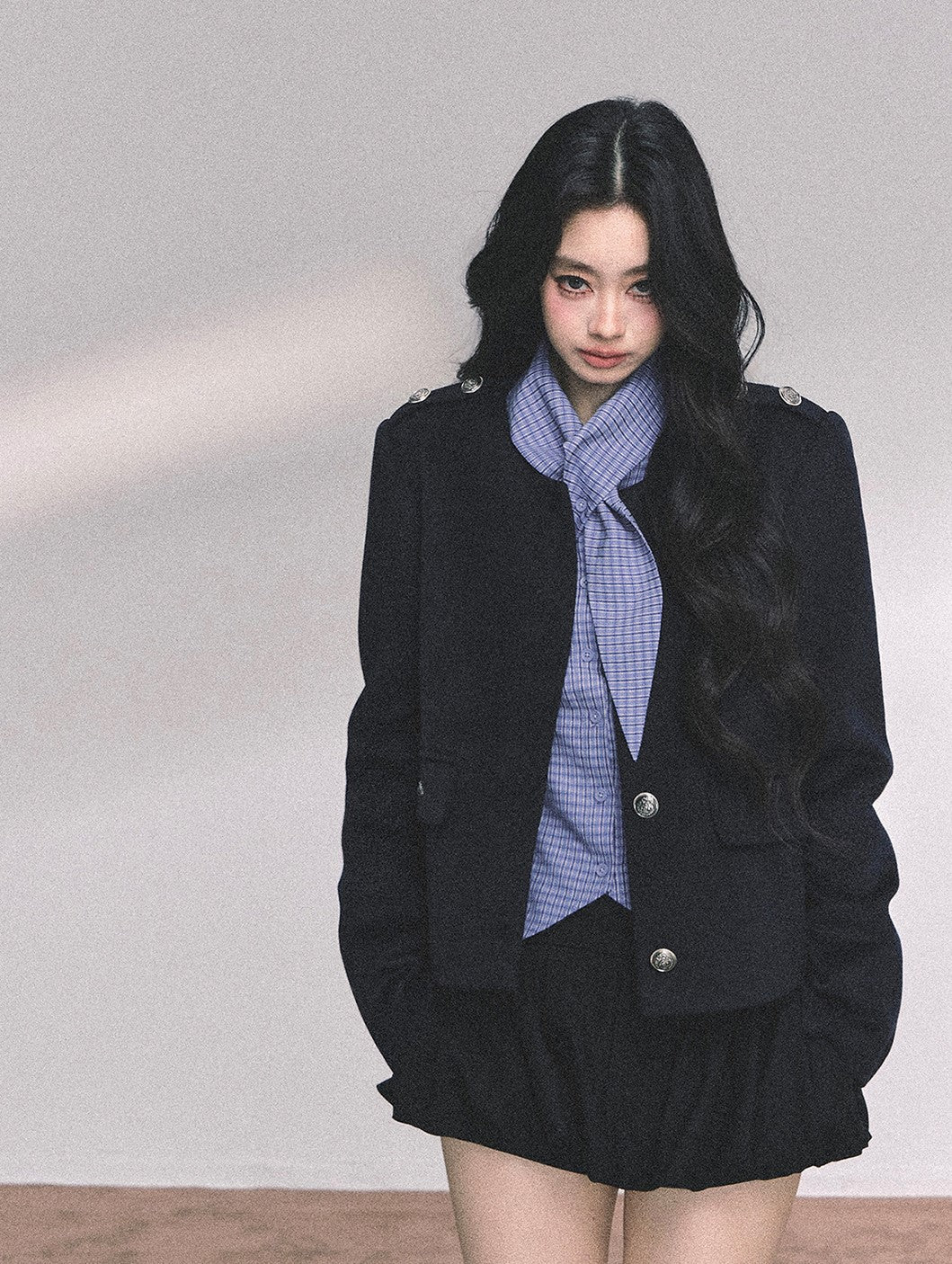 French Suit Navy Jacket DIA0637