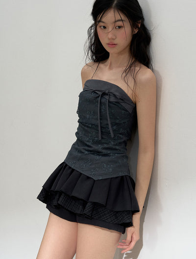 Multi-layered Short Puffy Shorts SUN0139