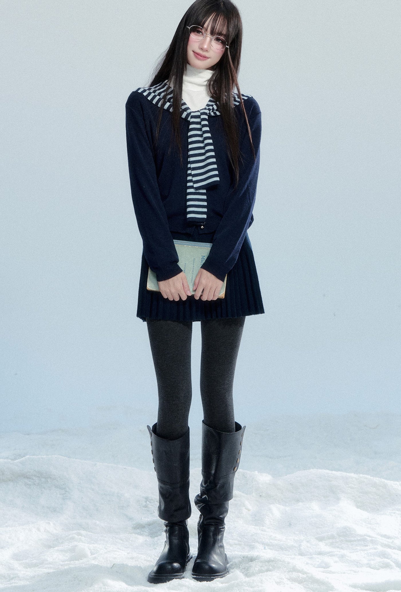 Striped Relaxed Sweater FRA0486