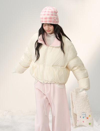 Stand Collar Short Down Jacket NTO0252