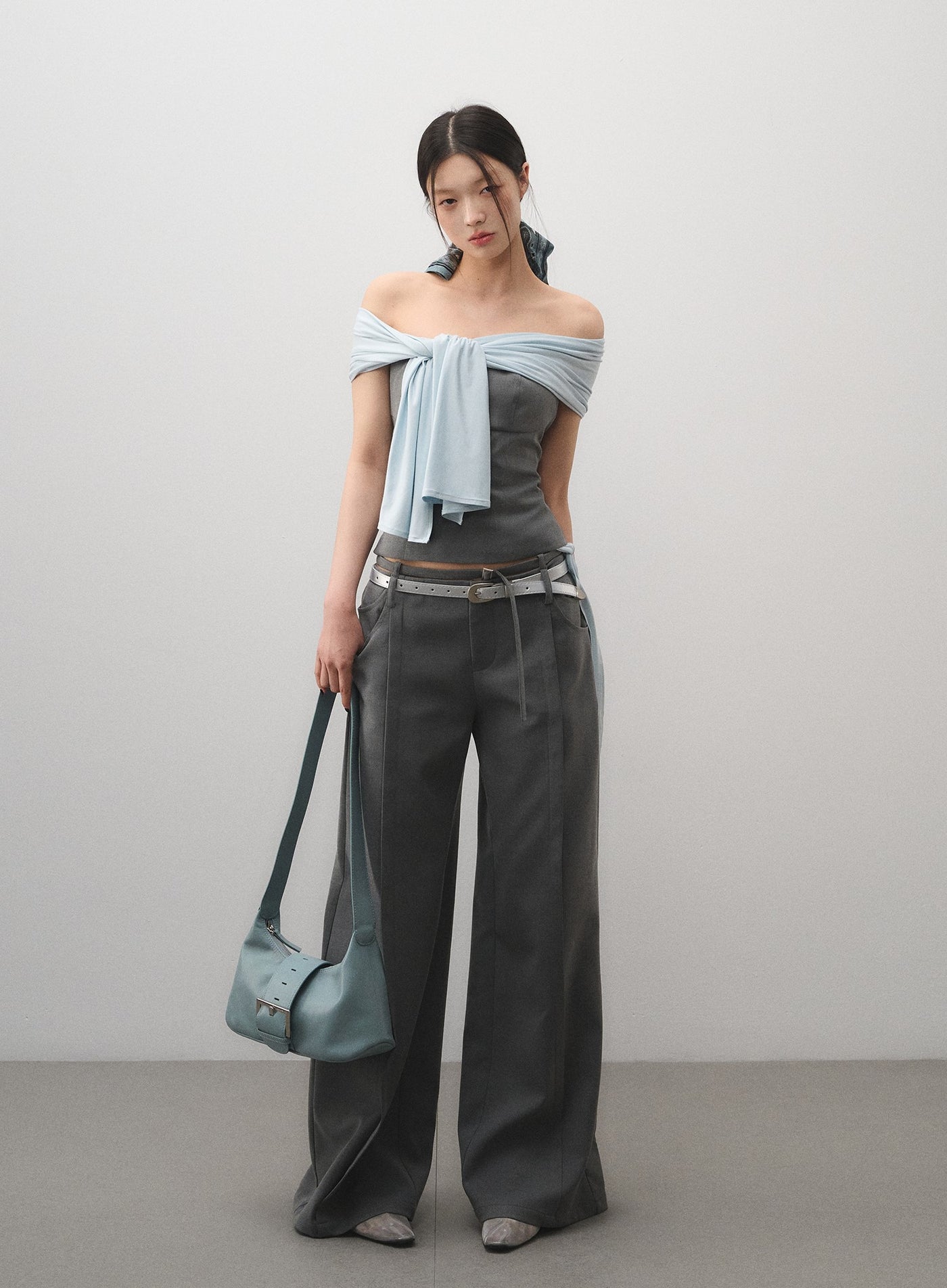 Tube Top/Casual Suit Pants LAL0165