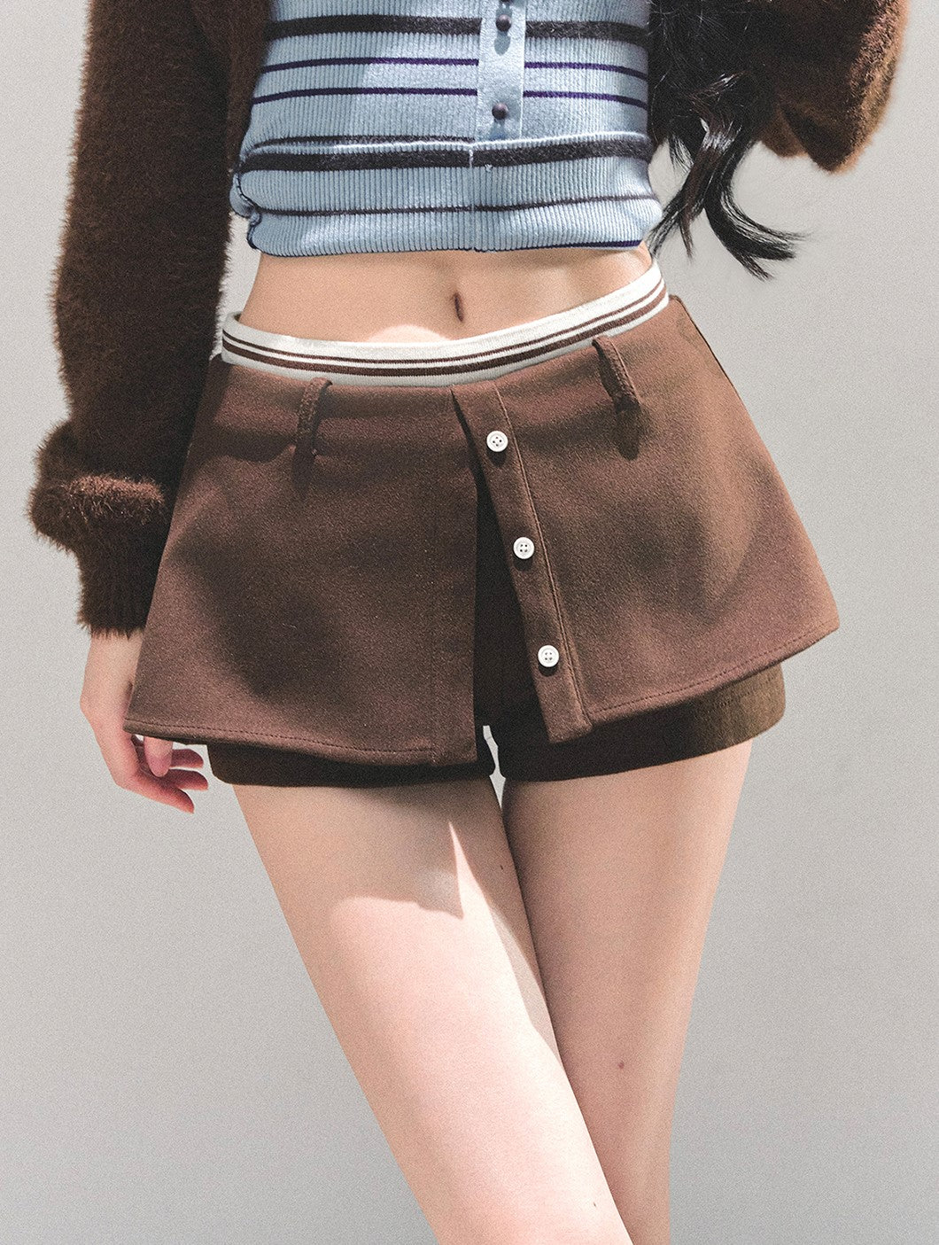 High-end A-line Slimming Shorts DIA0661