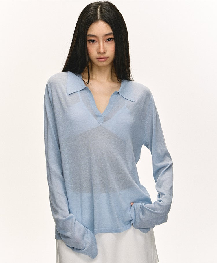 Temperament Casual V-neck T-shirt ANA0049