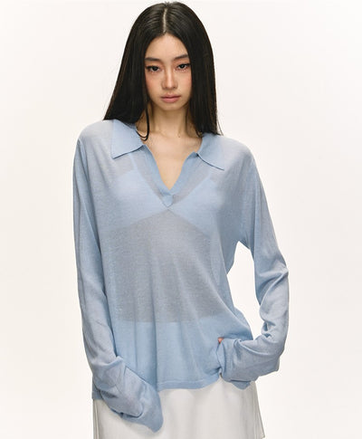 Temperament Casual V-neck T-shirt ANA0049