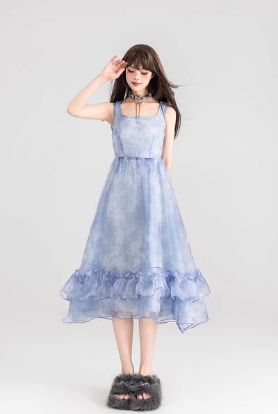 Clear Fairy Royal Style Suspender Dress KEI0098