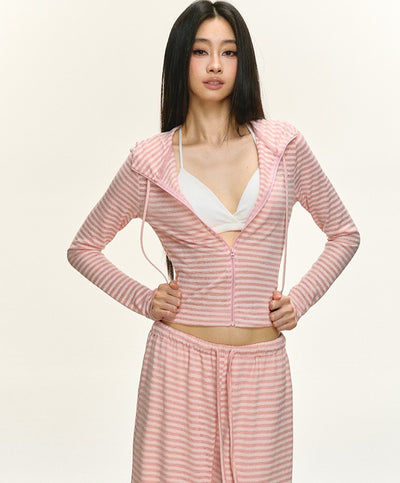 Lazy Striped Hooded Jacket/Pants ANA0058