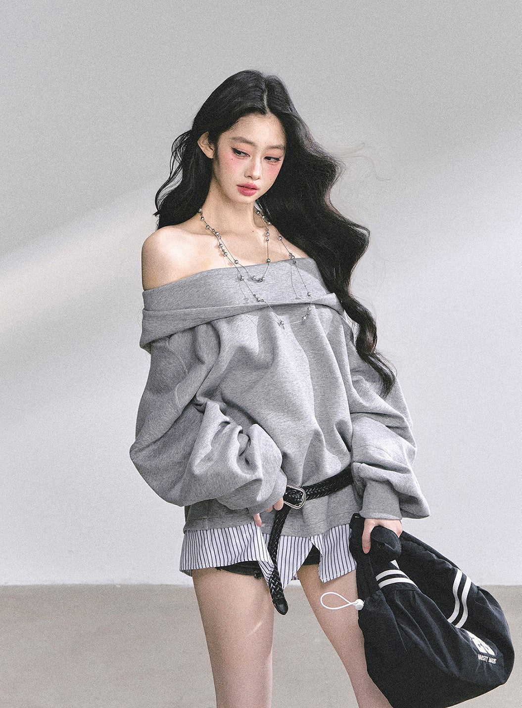 American Oversized Hooded Sweatshirt DIA0549