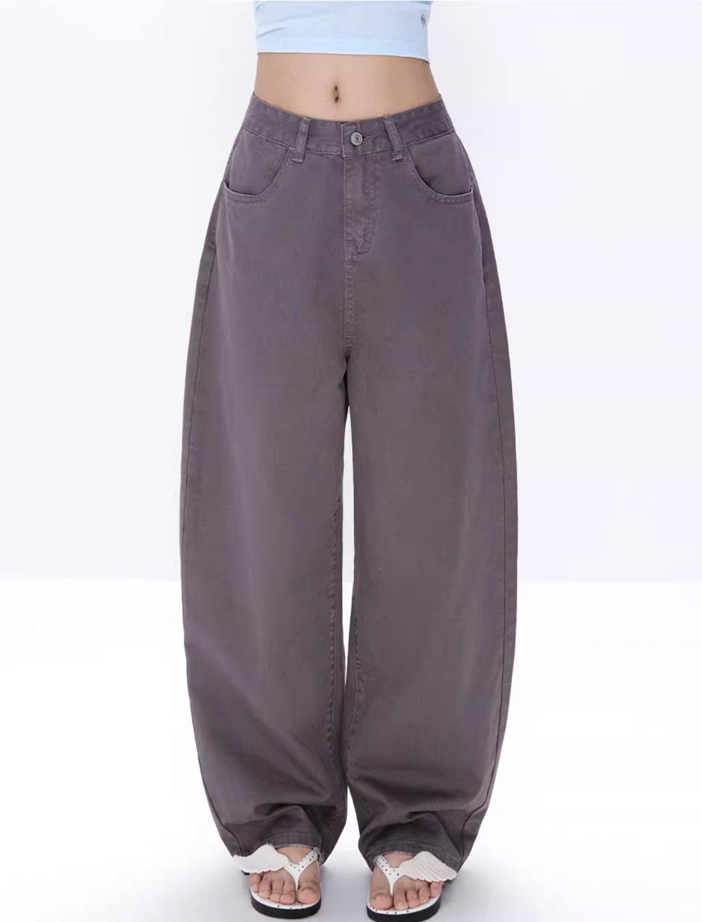 Grey Casual Scimitar Jeans NEC0219
