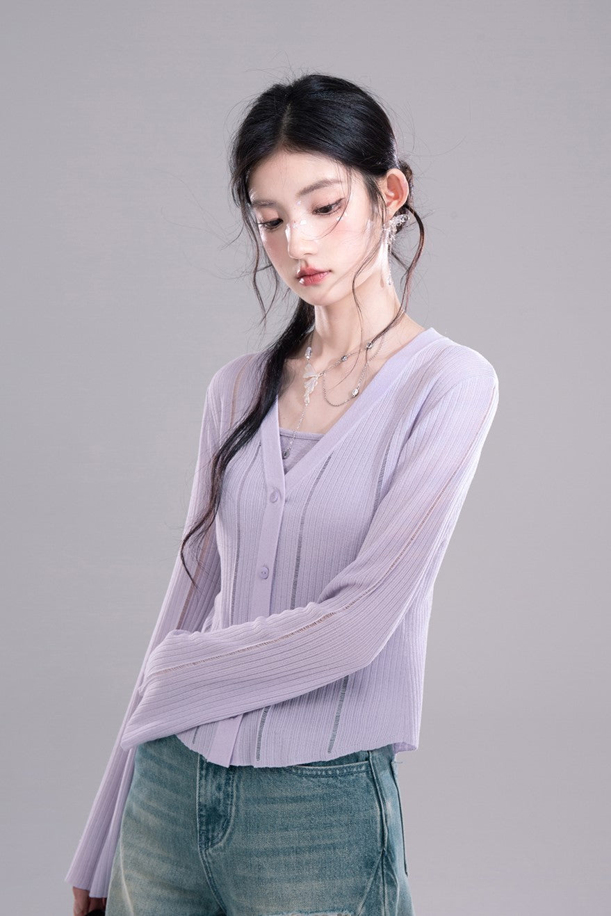 Thin Sunscreen Knitted Cardigan COT0280