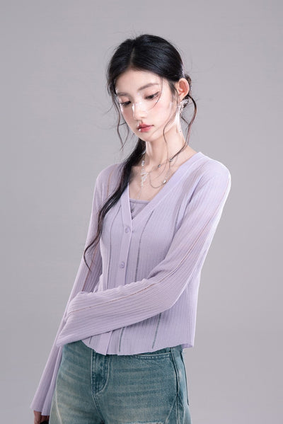 Thin Sunscreen Knitted Cardigan COT0280