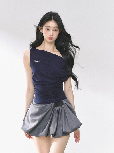 American Style Waist Slim T-shirt DIA0468