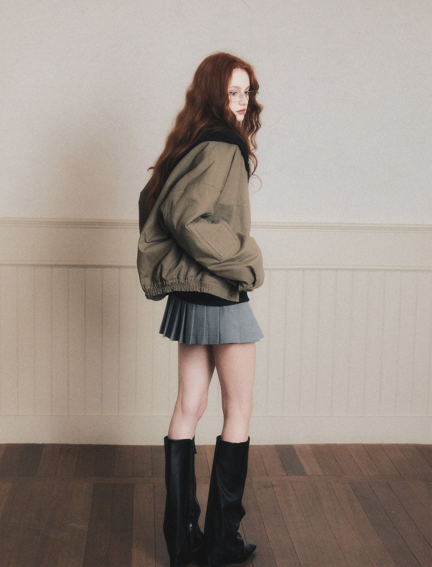 Retro Silhouette Workwear Jacket LUL0185