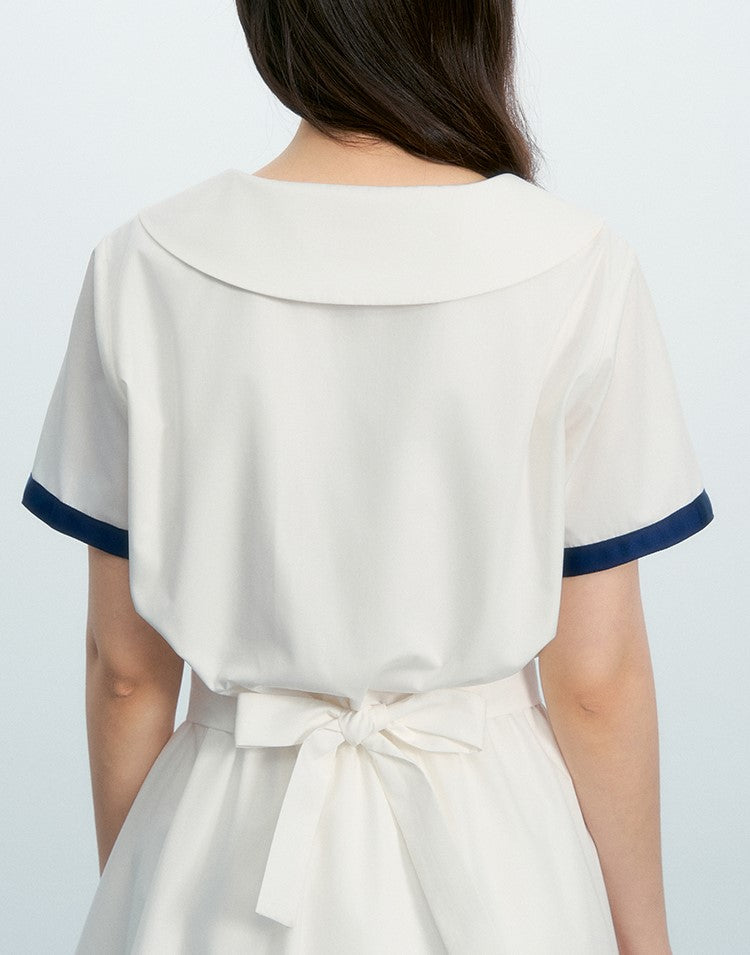Small Wings Short Sleeve Dress NTO0220