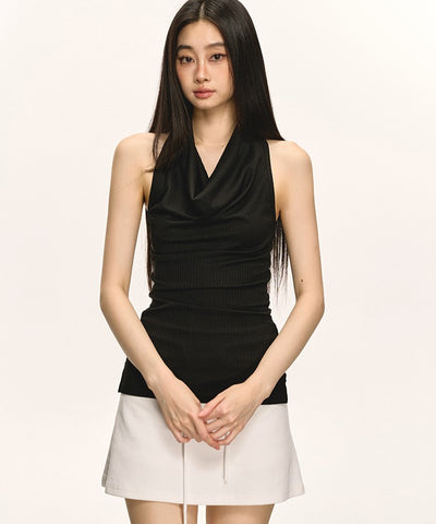 Swing Collar Halter Neck Backless Top ANA0042