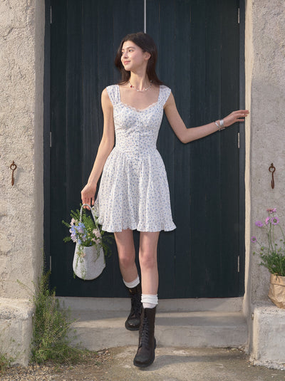 Romantic Slim Floral Lace Dress LAL0198