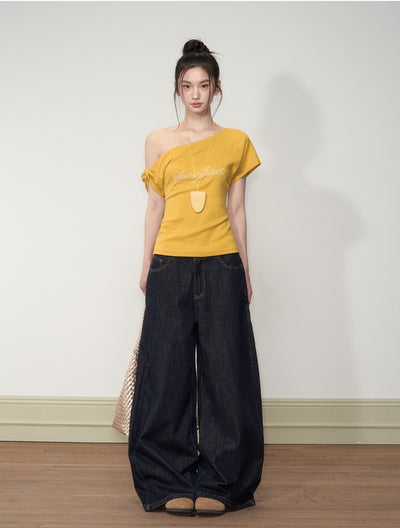 Twisted Diamond Pearl Casual T-shirt SOO0009