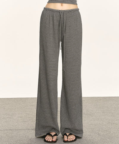Oblique Shoulder Striped T-shirt/Pants ANA0039