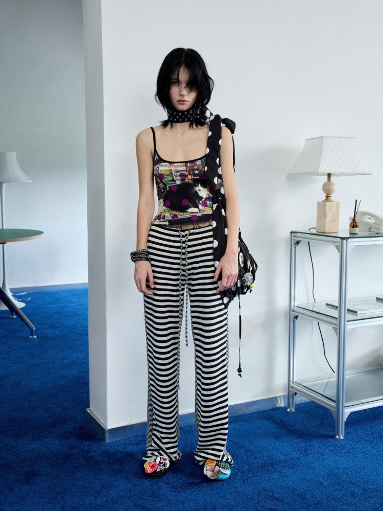 Animal Print Polka Dot Camisole JIN0033