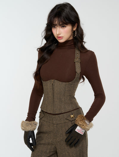 High-End Suit Tweed Vest/Pants 4MU0182