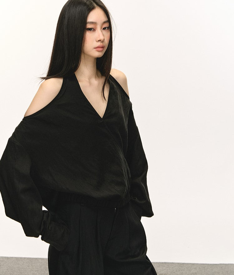Off-shoulder Top/Flared Pants ANA0048