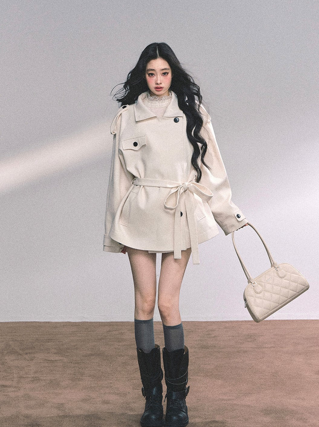 British Style Woolen Coat DIA0635