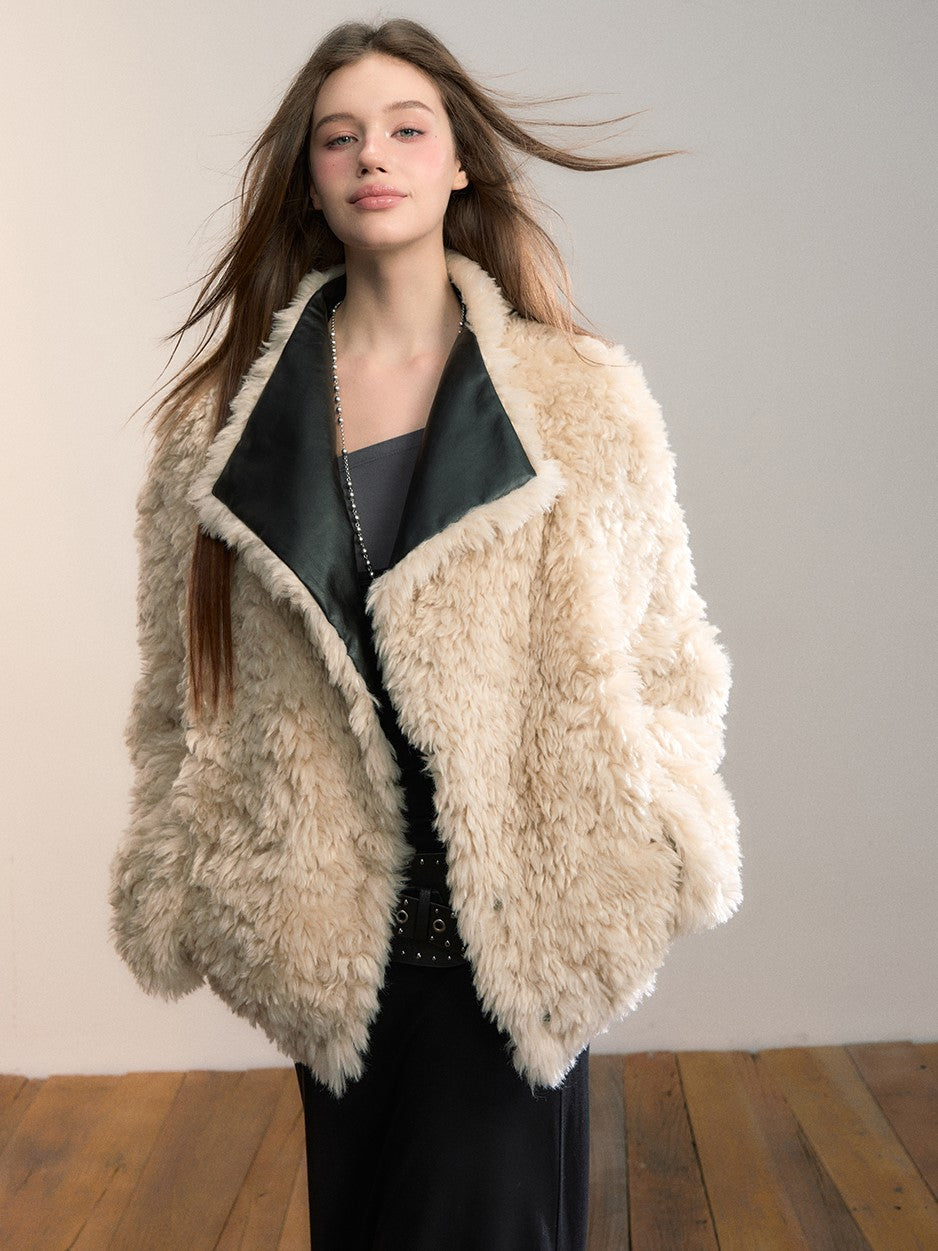 Reversible Fur-lined Leather Jacket VIA0348