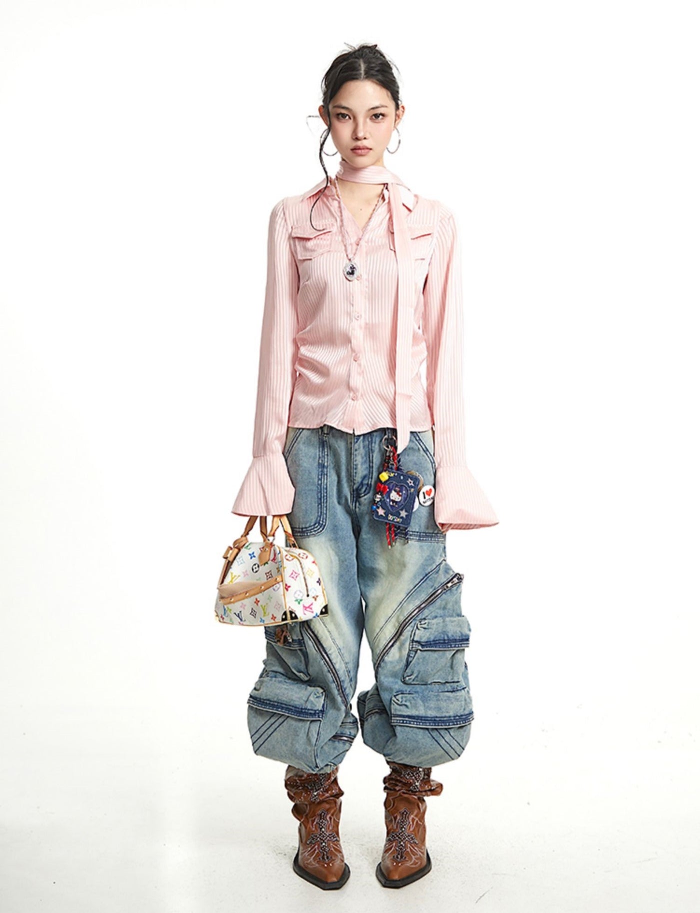 American Retro Plaid Slim Shirt UNC0259