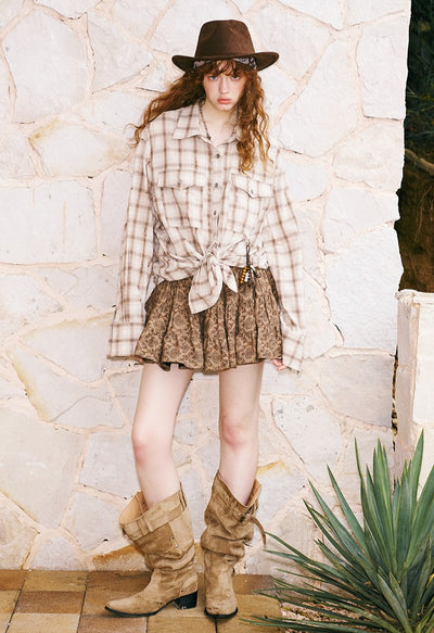 Retro Pocket Plaid Shirt DID0249