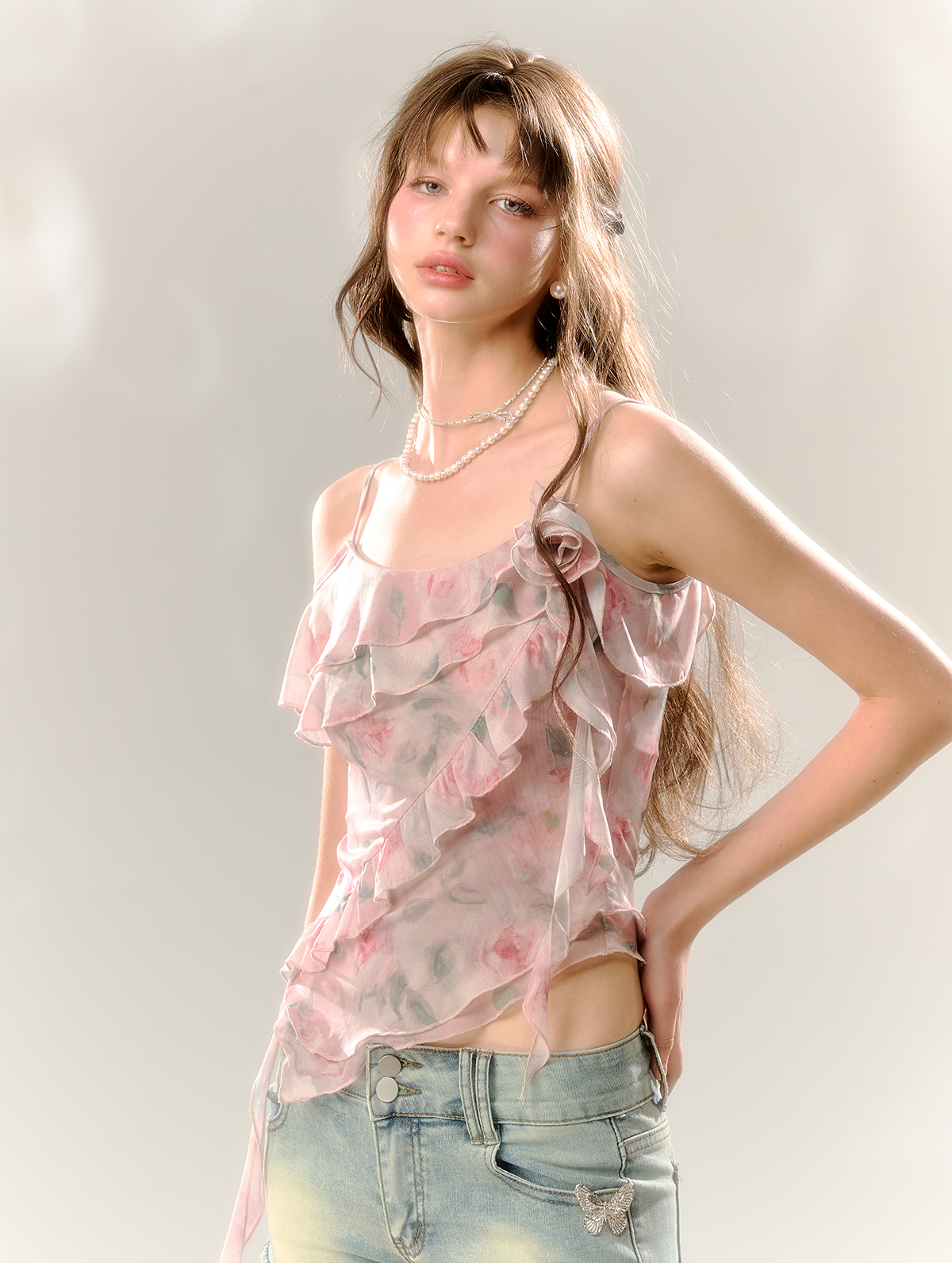 Rose Confession Retro Edge Camisole SUN0068