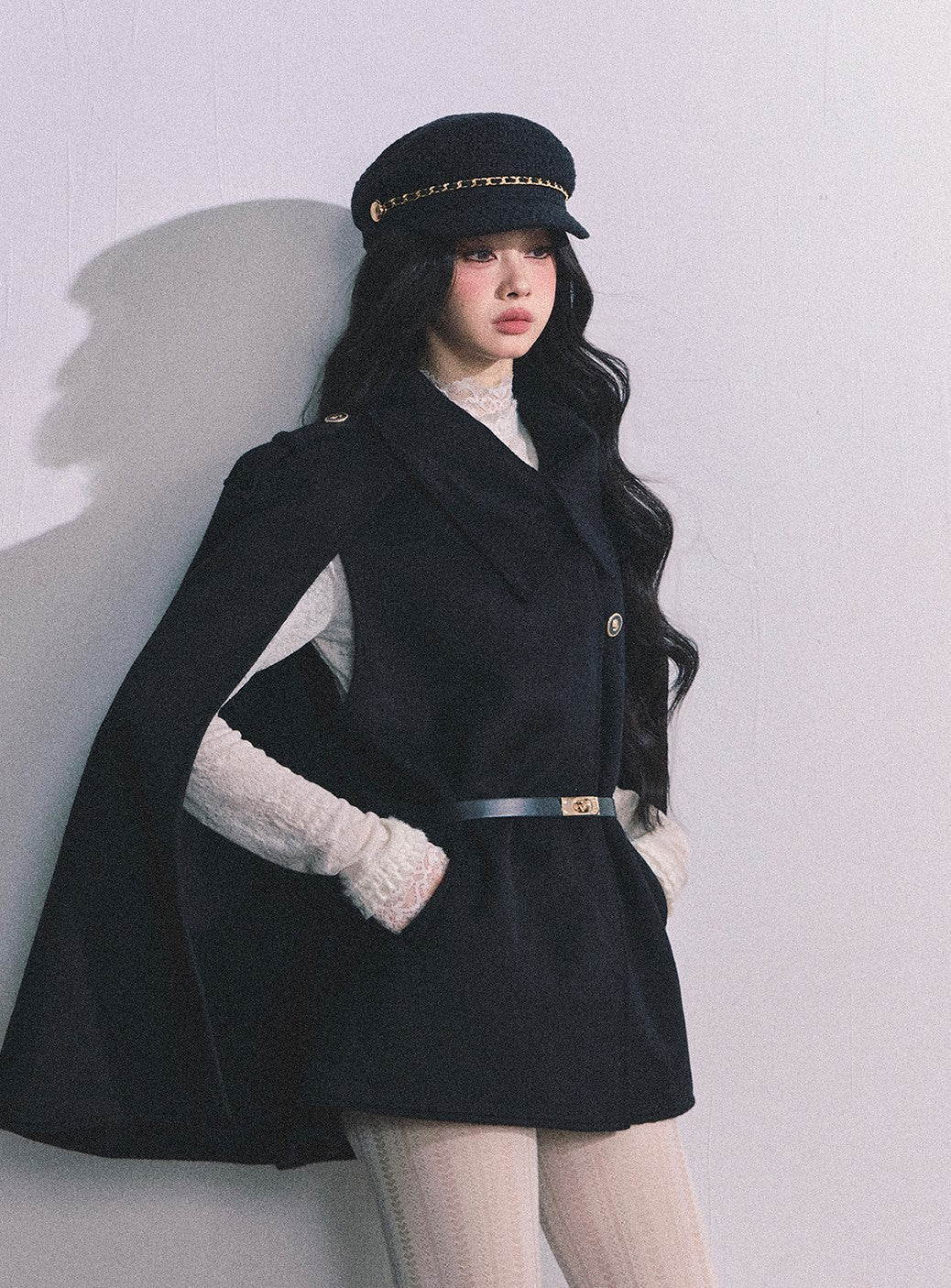 French-style Suit Black Jacket DIA0643