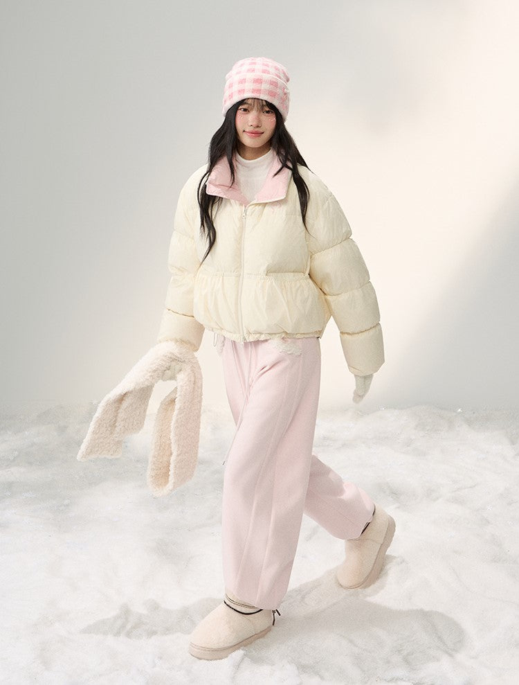 Stand Collar Short Down Jacket NTO0252