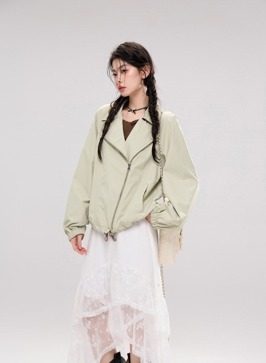 White Lace Irregular Layered Skirt COT0233