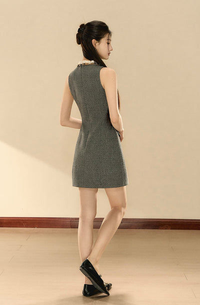 Stand Collar High-end Dress OSH0145