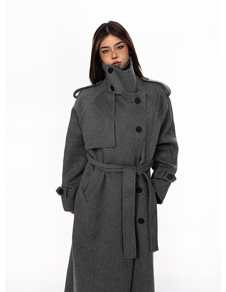 Double-sided Woolen Long Coat BLA0092